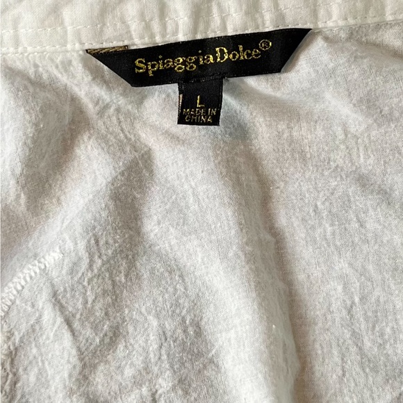 Spiaggia Dolce white embroidered shirt. - Picture 4 of 7